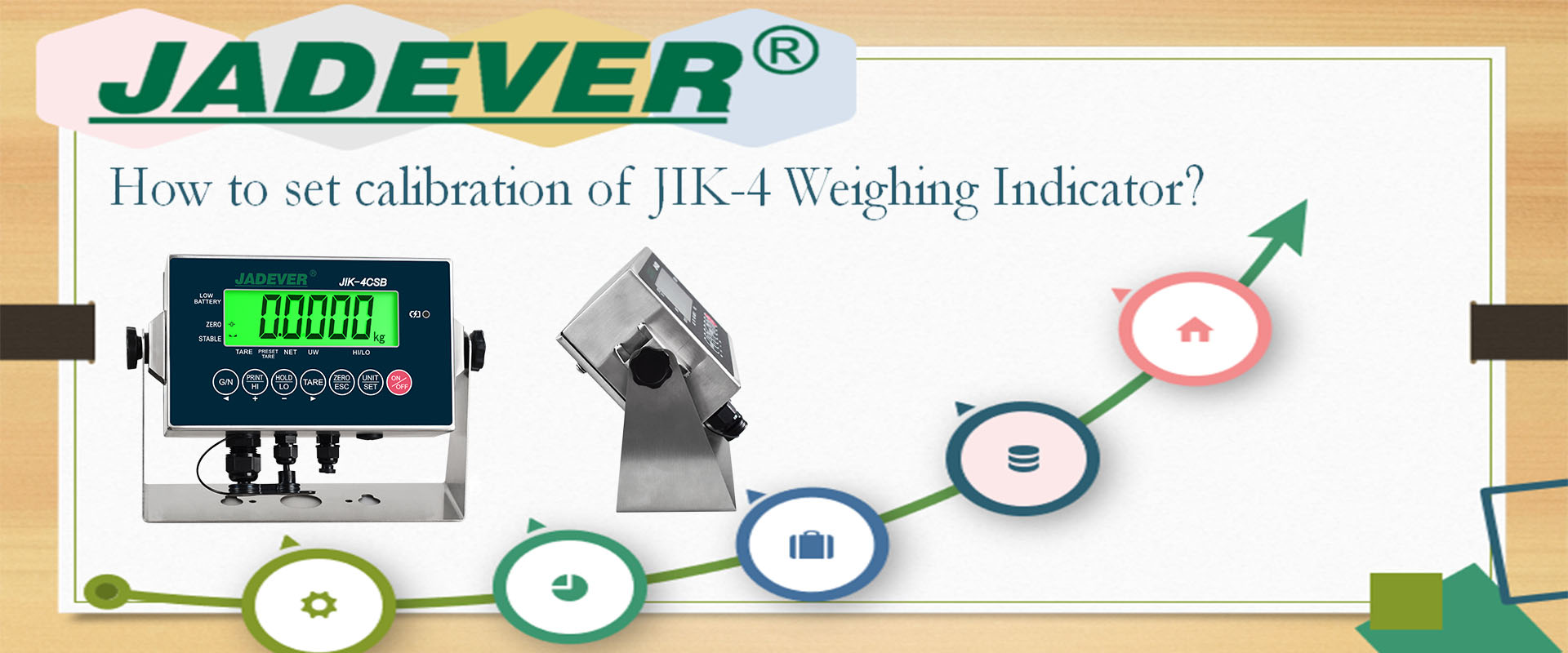 Come impostare la calibrazione dell'indicatore di pesatura JIK-4?
