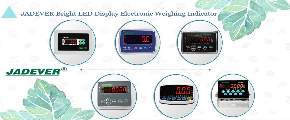 Indicatore elettronico di pesatura con display a LED luminoso JADEVER
