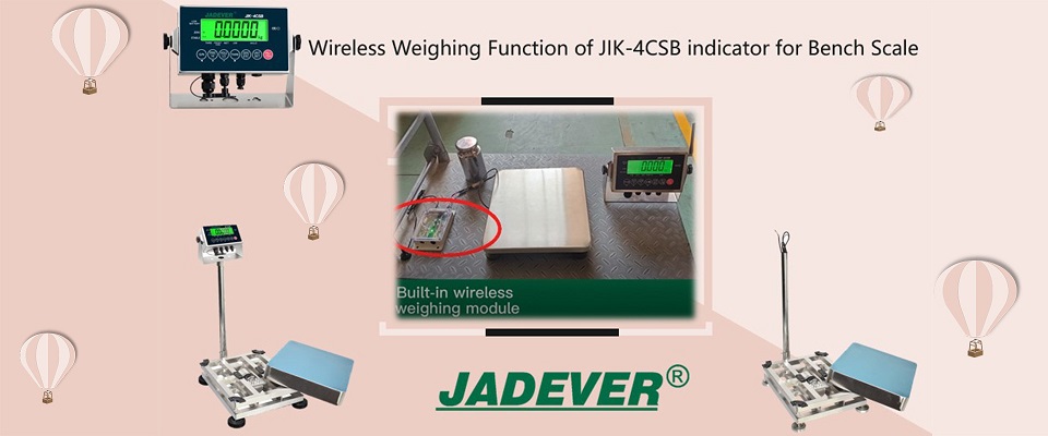 Funzione di pesatura wireless dell'indicatore JIK-4CSB per bilancia da banco
