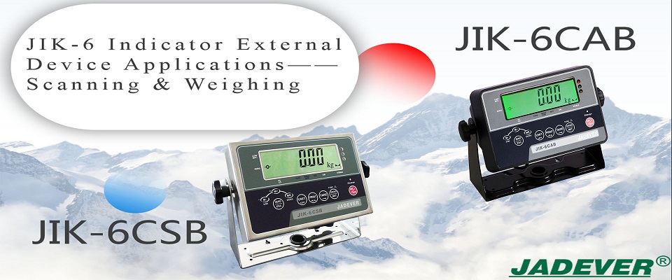 Indicatore JIK-6 Applicazioni per dispositivi esterni—— Scansione e pesatura