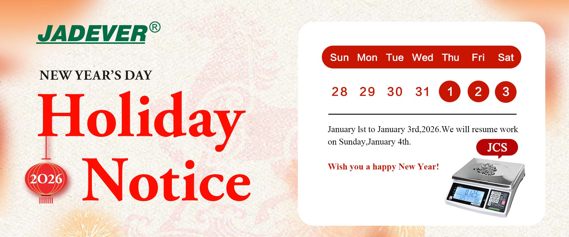 Note: 2026 New Year's Day Holiday Arrangement