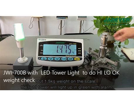 Indicatore di pesatura con luce a torre a LED (nuovo Modello) fare ciao lo Controllo del peso ok
