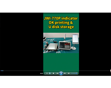 Indicatore JWI-770P Stampa OK e archiviazione su disco U