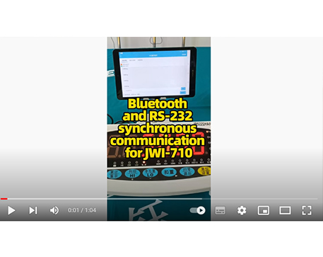 Bluetooth e comunicazione sincrona RS232 per JWI-710

