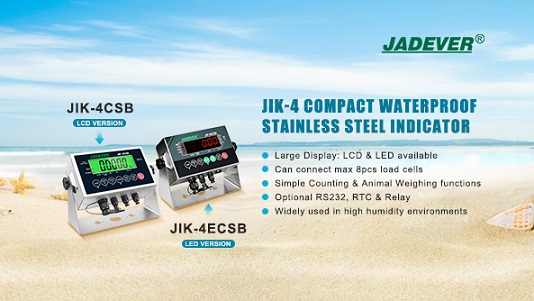  Jadever Nuovo compatto impermeabile S.S Indicatore Jik-4 serie